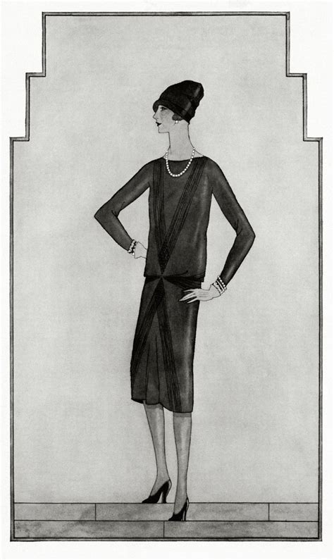 coco chanel famous black dress|1926 vogue little black dress.